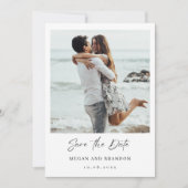 Modernes Foto Save The Date (Vorderseite)