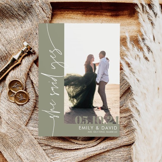 Modernes Foto Save The Date