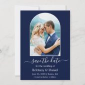 Modernes Foto Save The Date (Vorderseite)