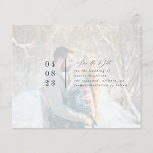 Modernes Foto Save the Date