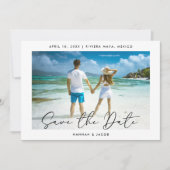 Modernes Foto Save the Date (Vorderseite)