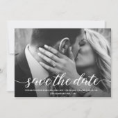 Modernes Foto Save the Date der Verlobung (Vorderseite)