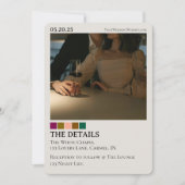 Modernes Foto Save the Date Einladung (Vorderseite)