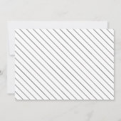 Modernes Foto Save the Date Einladung zur Hochzeit (Rückseite)