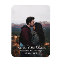 Modernes Foto Save the Date