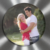 Modernes Foto Save the Date Magnet