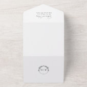 Modernes Foto Script QR Code UAWG Wedding All In One Einladung (Außenbereich)