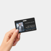 Modernes Foto Security Industry ID-Abzeichen Ausweis (Handheld)