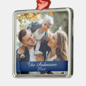 Modernes Foto Silver Ornament Aus Metall (Links)