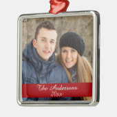 Modernes Foto Silver Ornament Aus Metall (Links)