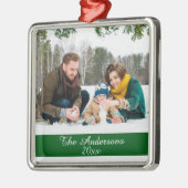 Modernes Foto Silver Ornament Aus Metall (Links)