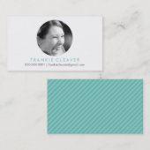 MODERNES FOTO-SPOT-Kopfschuss Visitenkarte (Vorne/Hinten)