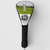 Modernes Foto Super Papa Golf Head Cover Golf Headcover (Vorderseite)