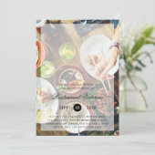 Modernes Foto Text Overlay Restaurant Grand Openin Einladung (Stehend Vorderseite)