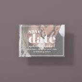 Modernes Foto Typografie fett Einfach Minimalistis Ankündigungspostkarte