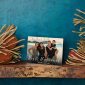 Modernes Foto Typografie Rosh Hashanah Neujahr Fotoplatte (Seite)