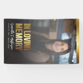 Modernes Foto- und Beerdigungsprogramm Banner (Horizontal)