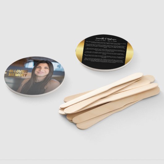 Modernes Foto- und Beerdigungsprogramm Fächer (Non-assembled)