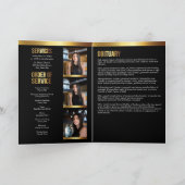 Modernes Foto- und Beerdigungsprogramm Programm (Innenseite)