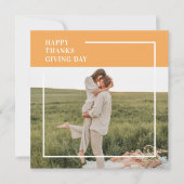 Modernes Foto und ein gutes Erntedankfest (Vorderseite)