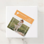 Modernes Foto und ein gutes Erntedankfest Geschenkanhänger (Beispiel)