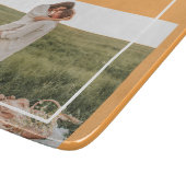 Modernes Foto und ein gutes Erntedankfest Schneidebrett (Ecke)