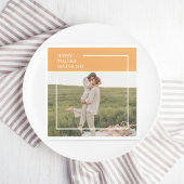 Modernes Foto und ein gutes Erntedankfest Serviette