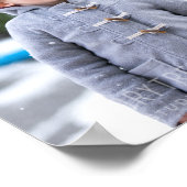 Modernes Foto und Name Personalisiert 2020 Kalende Poster (Ecke)