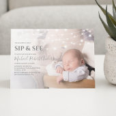 Modernes Foto und Party Einladung