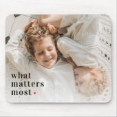 Modernes Foto und was zählt am meisten positive Zi Mousepad (Vorne)