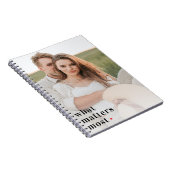 Modernes Foto und was zählt am meisten positive Zi Notizblock (Rechte Seite)