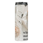 Modernes Foto und was zählt am meisten positive Zi Thermosbecher (Rückseite)