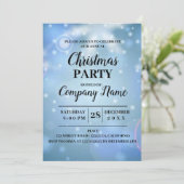 Modernes Foto Unternehmen Weihnachten Party Einladung (Stehend Vorderseite)