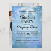 Modernes Foto Unternehmen Weihnachten Party Einladung (Vorne/Hinten)