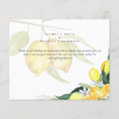 Modernes Foto Vielen Dank für Ihr Hochzeitkarten L Flyer (Hinten)