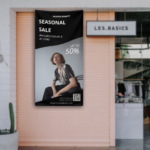 Modernes Foto von Produkten im Store Business Mark Banner