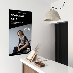 Modernes Foto von Produkten im Store Business Mark Poster