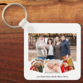 Modernes Foto Wasserfarben Pine Cone Grüne Schlüsselanhänger (Vorderseite)