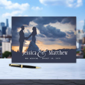 Modernes Foto Wedding Gästebuch