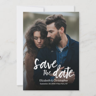 Modernes Foto Wedding Website qr Code Einladung
