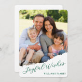 Modernes Foto Weihnachten (Vorne/Hinten)