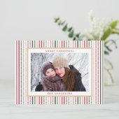 Modernes Foto Weihnachten (Stehend Vorderseite)