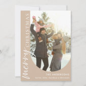 Modernes Foto Weihnachten (Vorderseite)