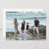 Modernes Foto Weihnachten - Elegante Weihnachtsbel (Vorne/Hinten)