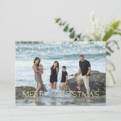 Modernes Foto Weihnachten - Elegante Weihnachtsbel (Stehend Vorderseite)