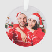 Modernes Foto Weihnachten Funny Funny Definition Ornament (Vorderseite)