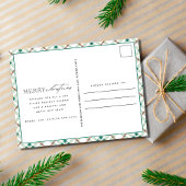 Modernes Foto Weihnachten Kariert