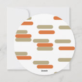 Modernes Foto Weihnachten Personalisiert (Rückseite)