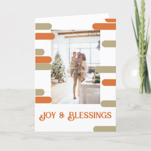 Modernes Foto Weihnachten Personalisiert