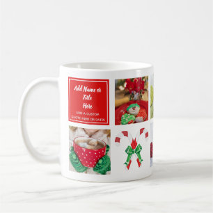 Modernes Foto Weihnachtsgeschenk mit Vorlagen Kaffeetasse